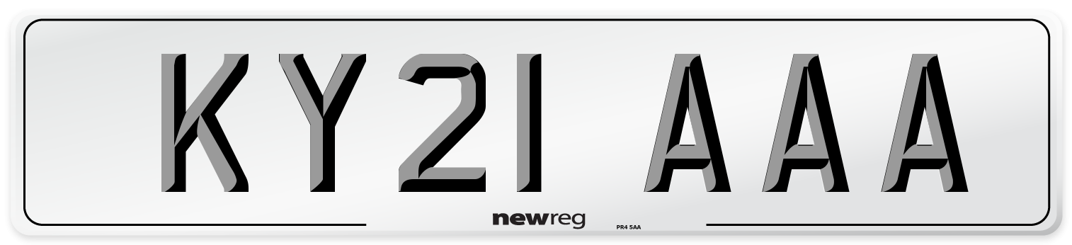 KY21 AAA Number Plate from New Reg